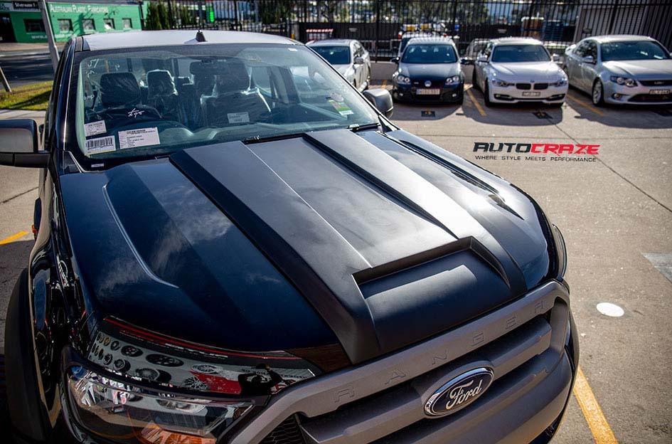 FORD RANGER BATTLE AXE GLOSS BLACK MILLED ACCENTS